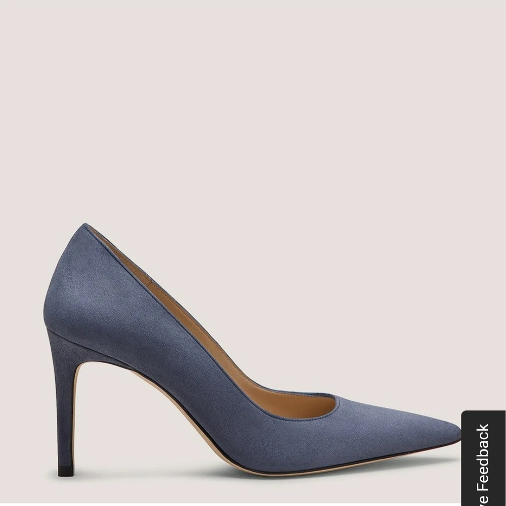 Stuart Weitzman Blue Heeled Pumps
